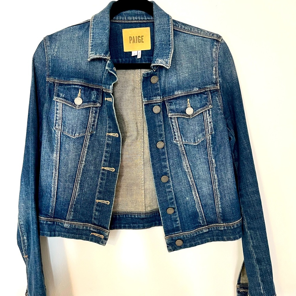PAIGE Denim Jean Jacket size S